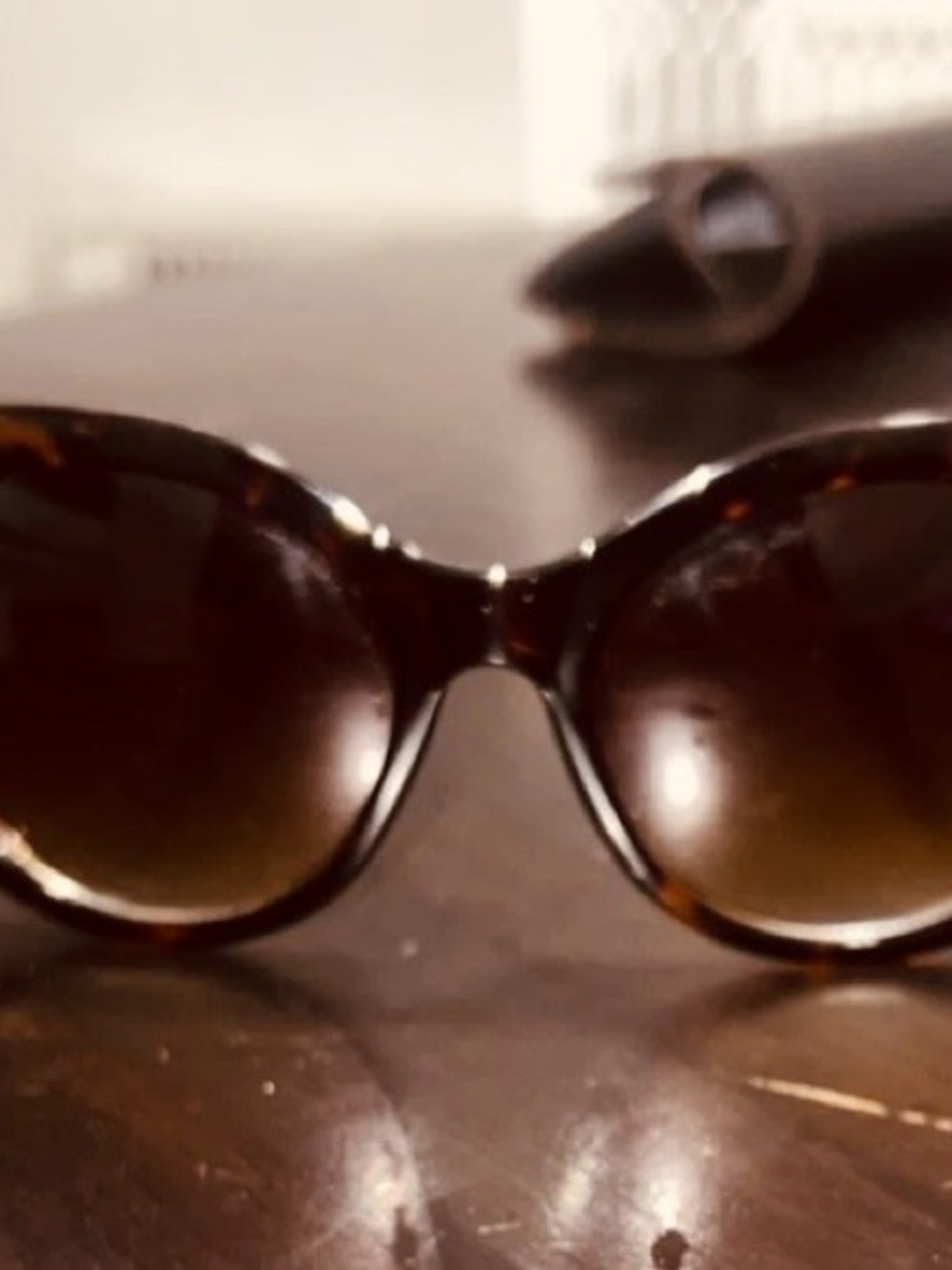 Betsy Johnson Cat Eye Tortoise Shell Sunglasses